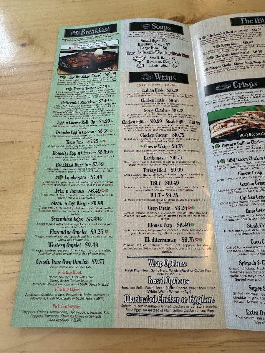 Hansel 'n Griddle Menu - Image 3