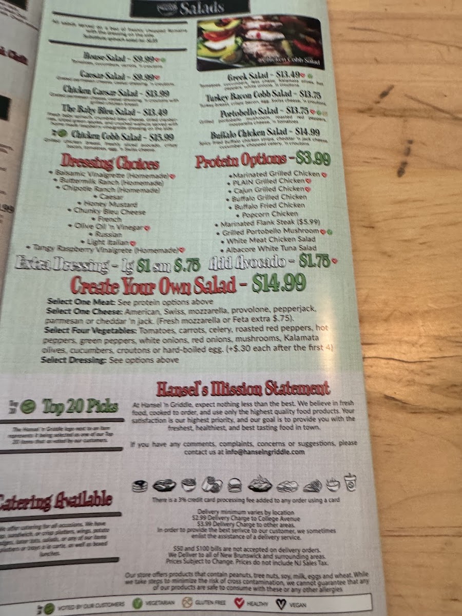 Hansel 'n Griddle Menu - Image 4